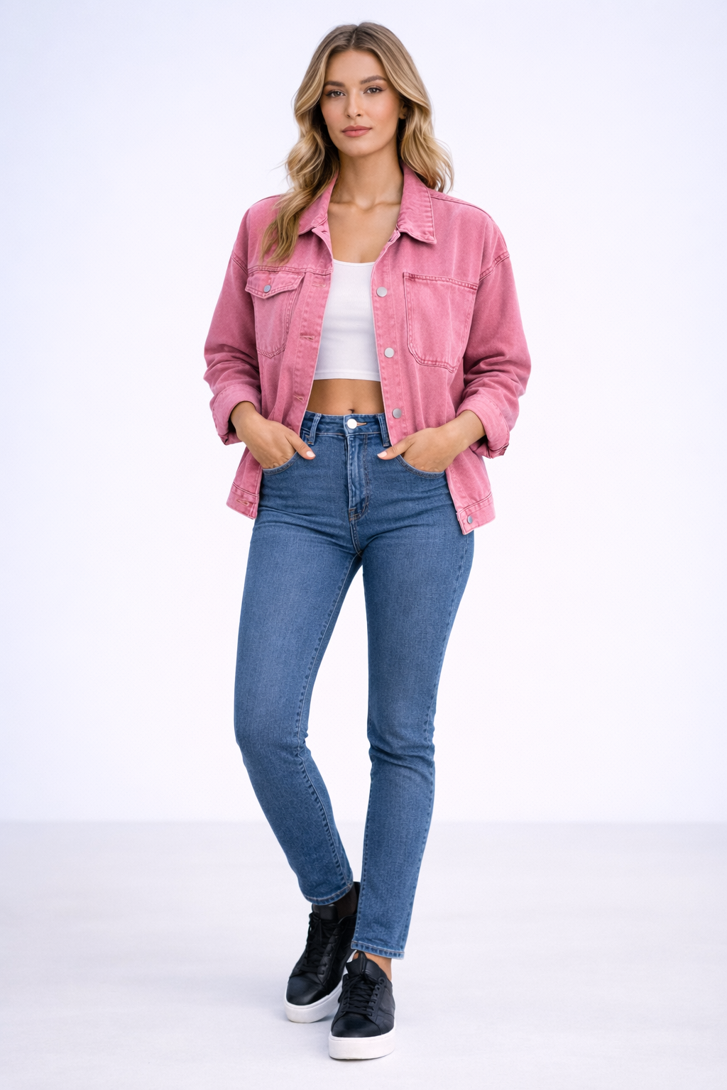 Button Up Denim Jacket