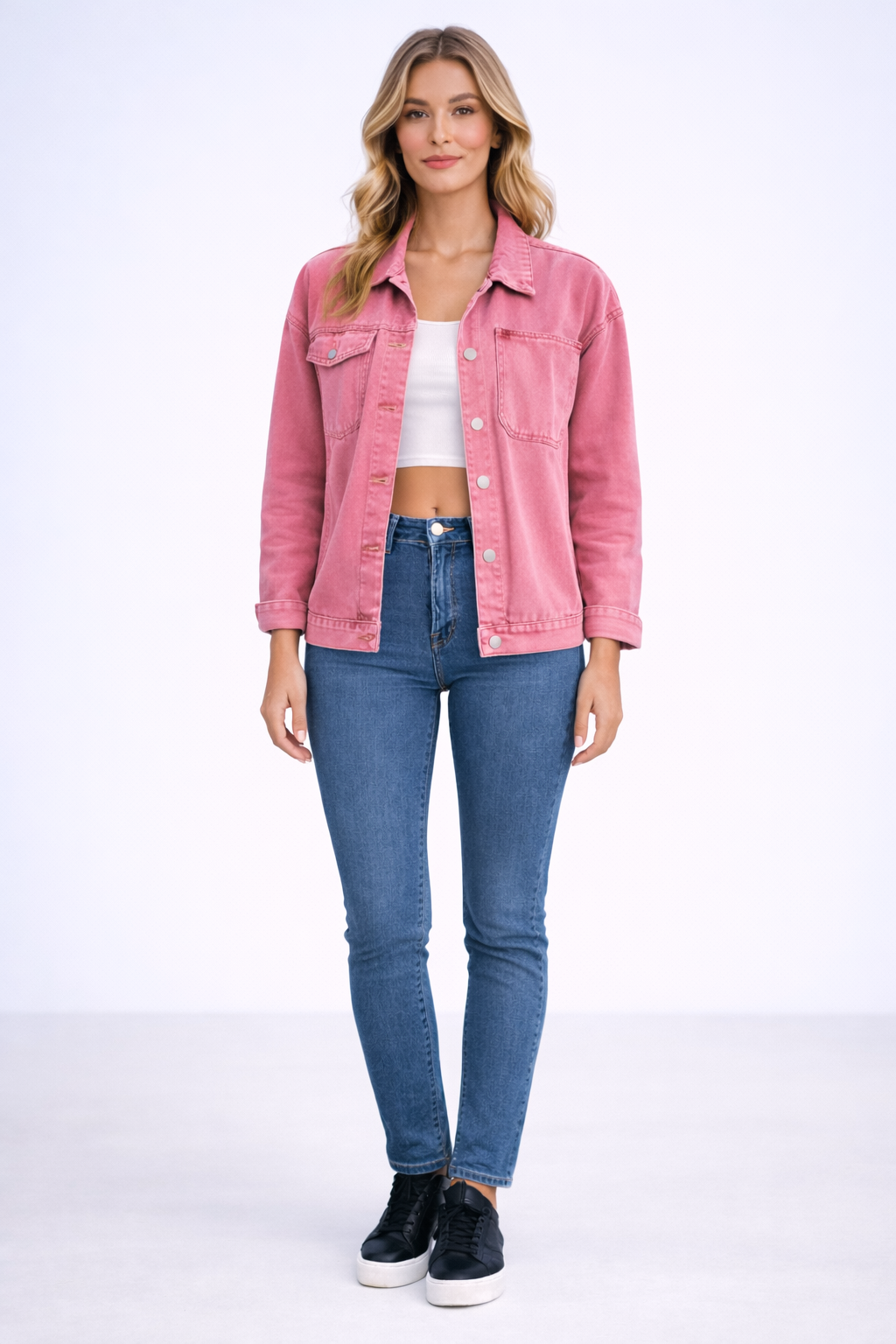 Button Up Denim Jacket